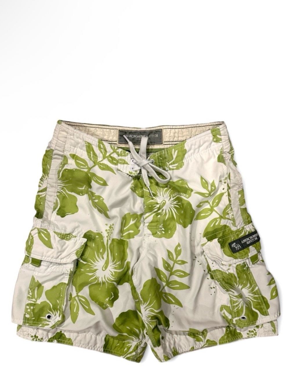 Vintage Y2K Abercrombie & Fitch 9 in. Men’s Swim Board Shorts Size Waist 34”